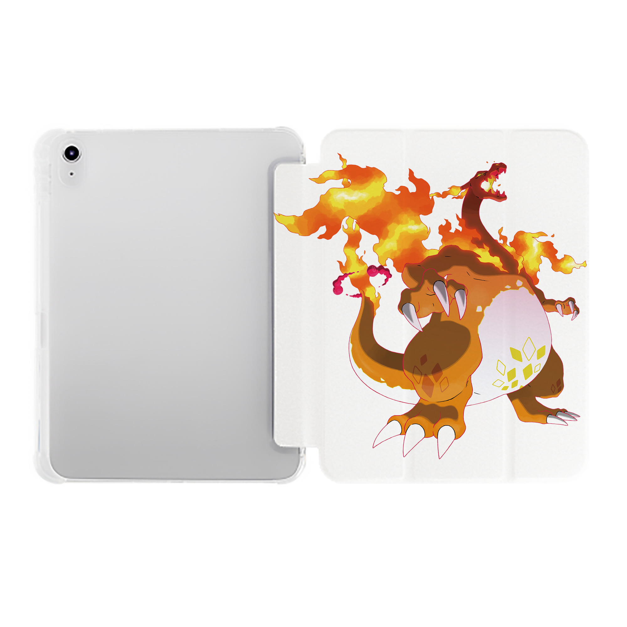 （画像用） ポケットモンスター Pokémon IPad ケース ペン収納付き 三つ折りスタンド PUレザー×シリコン 対応機種9.5/10.5/10.9インチ